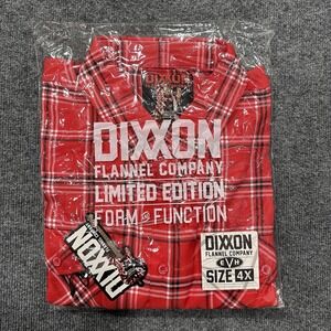 DIXXON Flannel Eddie Edward Van Halen Mens 4XL Eruption EVH Collab 5150 BNIB